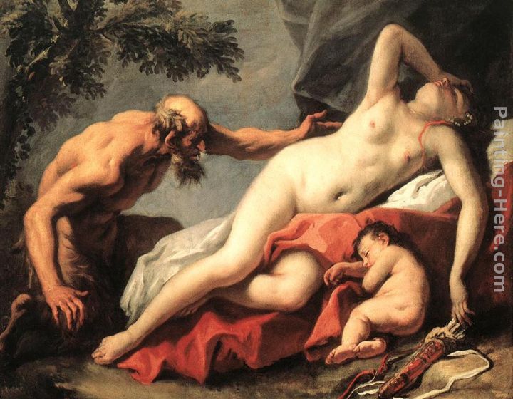 Sebastiano Ricci Venus and Satyr